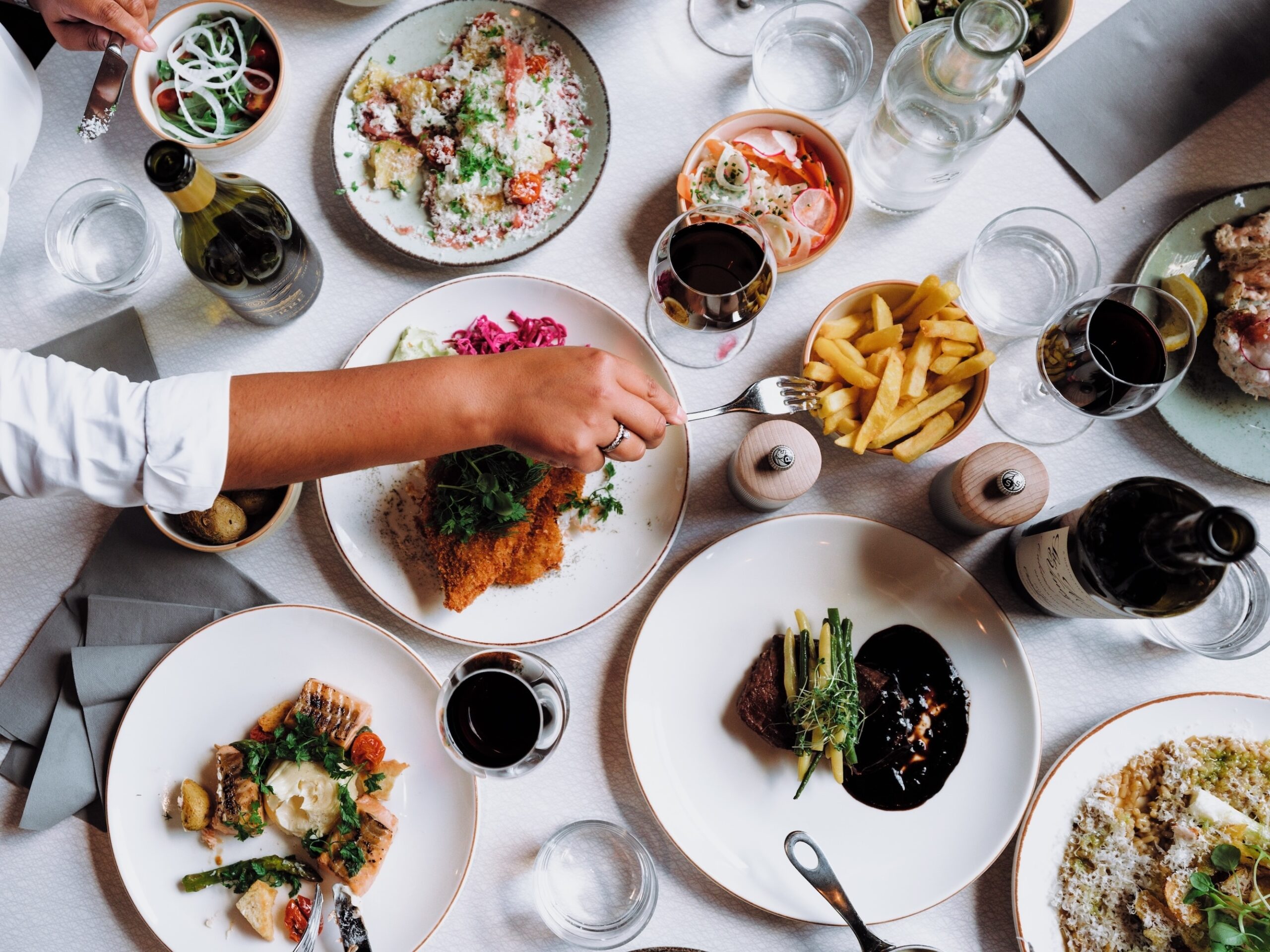 Middag i restaurang Swede Hollow